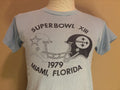 Vintage 70s Super Bowl XIII Miami Florida 1979 Pittsburgh Steelers and Dallas Cowboys Tshirt M Graphic Tee – Fan Favorite · Must-Have Style
