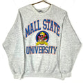 Vintage Mall State University Sweatshirt Large Gray Made In Usa 1990 Humour 90s Sweatshirt – Warm & Stylish · Top Pick For Any Outfit
