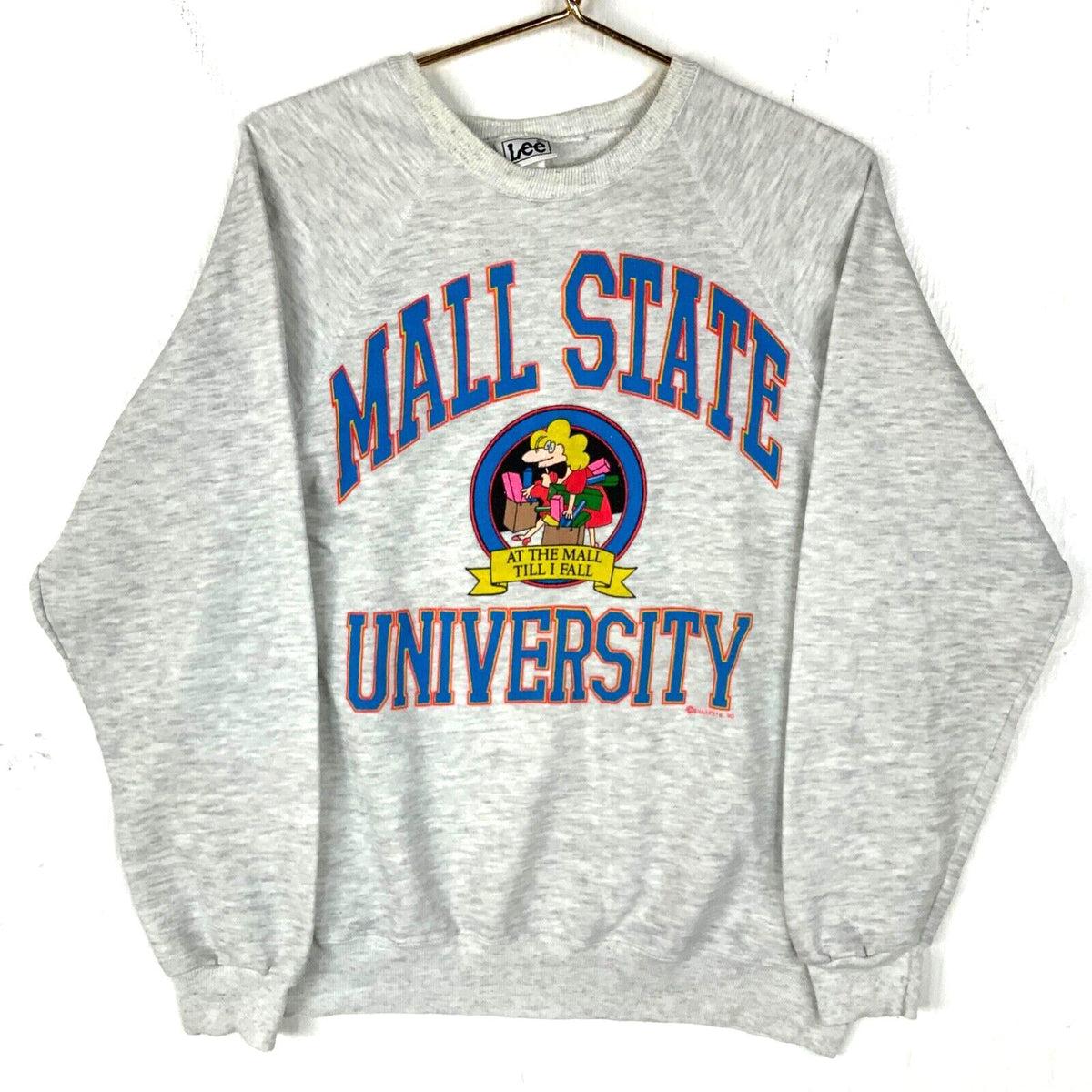Vintage Mall State University Sweatshirt Large Gray Made In Usa 1990 Humour 90s Sweatshirt – Warm & Stylish · Top Pick For Any Outfit