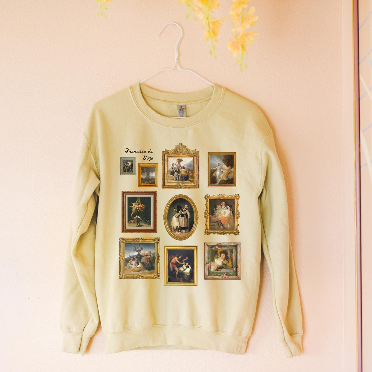 Francisco de Goya Art History Sweatshirt Spooky and Witchy Art History Crewneck Romanticism Art Movement Humanities Major Graduation Gift Sweatshirt – Aesthetic Look · Perfect For Daily Wear