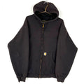 Carhartt Sweatshirt Hoodie 2XL Black Full Zip Active Lined Distressed Work Wear Hoodie – Premium Graphic · Perfect For Daily Wear