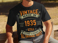 Vintage 1935 Made in 1935 Still Going Strong 90th Birthday TShirt Sweatshirt Hoodie Born In 1935 90 Years Old Gift Hoodie – Warm & Stylish · Perfect For Daily Wear