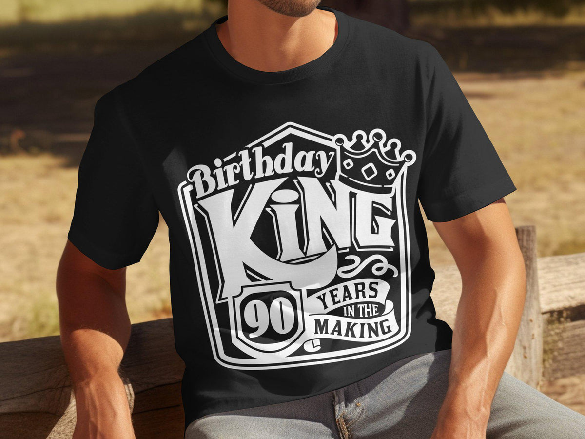 90th Birthday T Shirt 90 Years Old Gildan 5000 T Shirt Born In 1935 Sweatshirt 1935 Hoodie Birthday King 90 Years Old Shirt Hoodie – Soft Feel · Must-Have Style