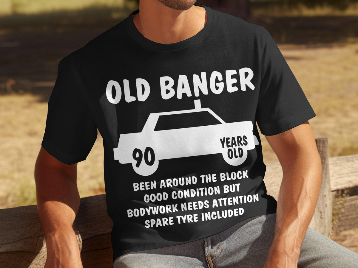 Funny 90th Birthday TShirt Sweatshirt Hoodie Born In 1935 Old Banger 90 Years Old Gift Humorous 90th Birthday Present Hoodie – Warm & Stylish · Top Pick For Any Outfit