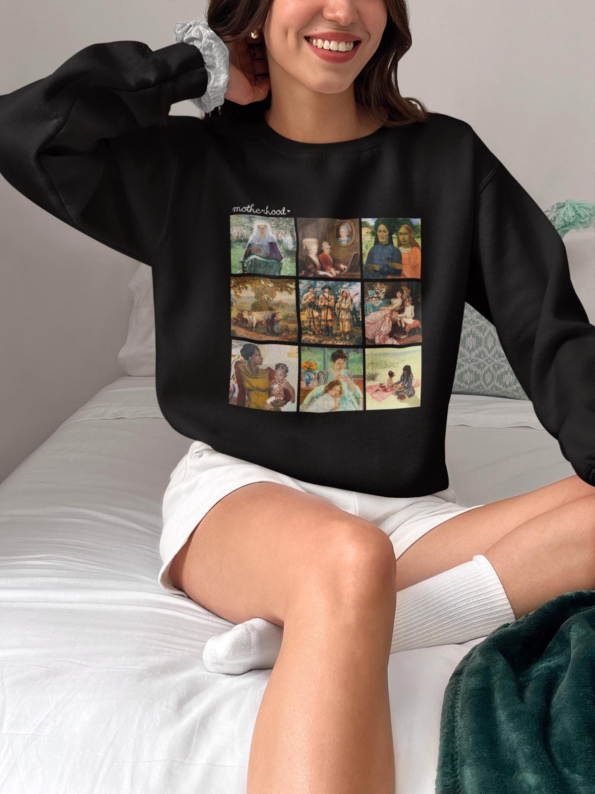 Motherhood Art History Sweatshirt for Mom Who Loves Art Cute Humanities Professor Shirt Mary Cassatt 19th Century Art Paintings of Moms Sweatshirt – Easygoing Wear · Great Gift For Fans
