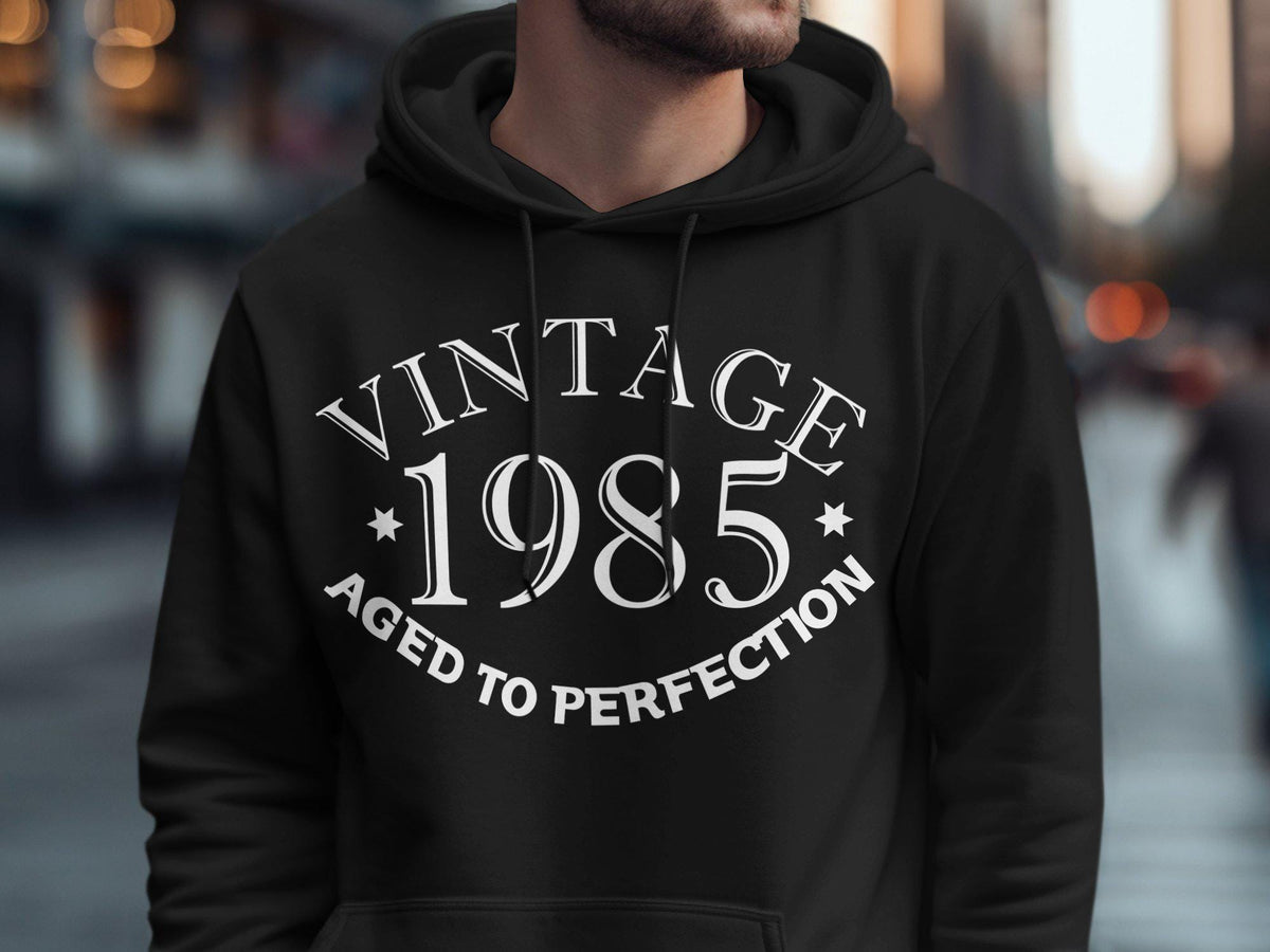 Vintage 1985 TShirt Born in 1985 40th Birthday Gift Sweatshirt Hoodie 40 Years Old TShirt Retro Birthday Shirt Fun Gift Hoodie – Fan Favorite · High-Quality Print