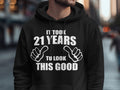 21st Birthday T Shirt Born In 2004 Hoodie 21 Years Old Sweatshirt It Took 21 Years To Look This Good Funny Birthday Gift Hoodie – Premium Graphic · High-Quality Print