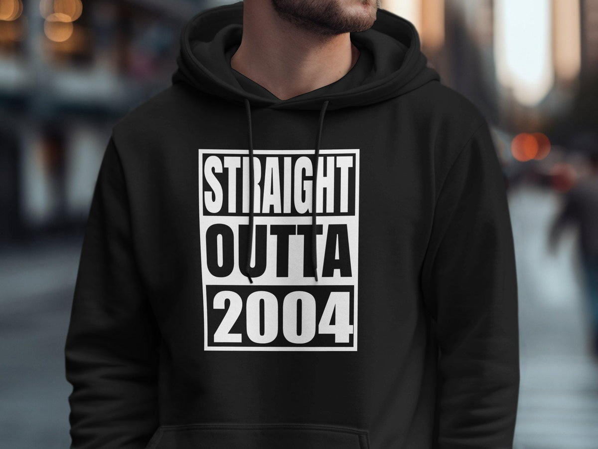 Straight Outta 2004 Shirt 21st Birthday TShirt 21 Years Old Tee Born In 2004 Hoodie 21st Birthday Sweatshirt 2004 Gift Hoodie – Warm & Stylish · Perfect For Daily Wear