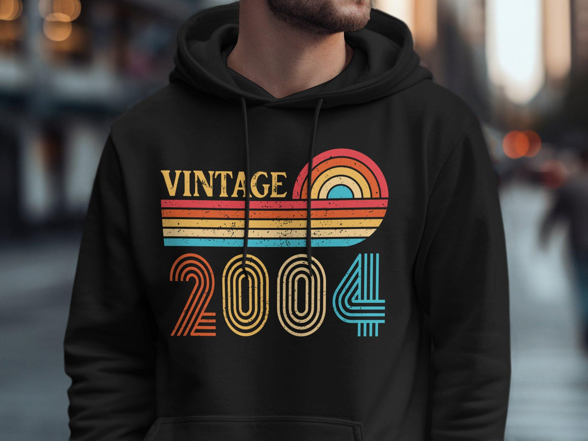 21st birthday tee 2004 vintage shirt Born in 2004 hoodies retro 21 years old sweatshirt 21 years old t shirt 21 years old hoodie Hoodie – Cozy Vibes · Top Pick For Any Outfit