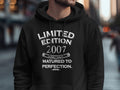 Limited Edition 2007 Birthday T Shirt Hoodie Sweatshirt Born In 2007 18th Birthday Gift 18 Years Old Vintage Quality Tee Hoodie – Aesthetic Look · Great Gift For Fans