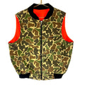 Vintage 1990s Hunting Camouflage Vest Medium Full Zip Reversible Fleece Lined Graphic Tee – Cozy Vibes · Top Pick For Any Outfit