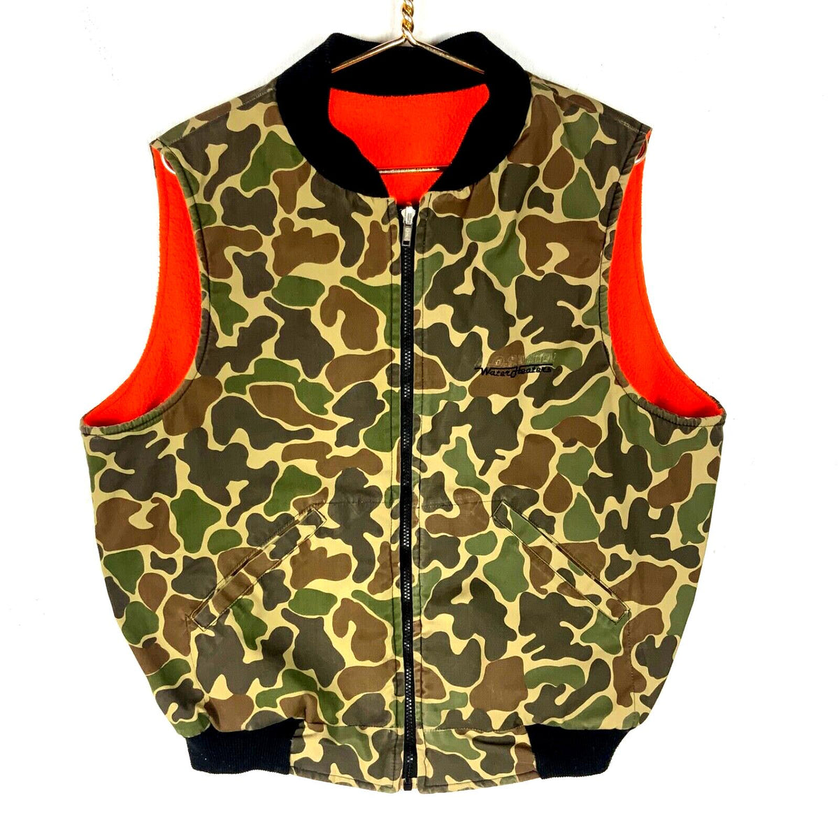Vintage 1990s Hunting Camouflage Vest Medium Full Zip Reversible Fleece Lined Graphic Tee – Cozy Vibes · Top Pick For Any Outfit
