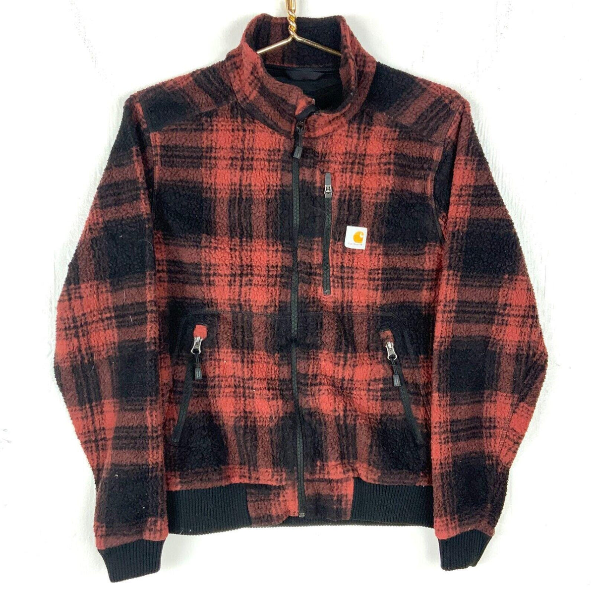 Carhartt Closeout High Pile Fleece Sweater Jacket Womens Size Small Red Graphic Tee – Everyday Comfort · Perfect For Daily Wear