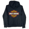 Harley Davidson Sweatshirt Hoodie Size Small Black Full Zip Milwaukee Hoodie – Soft Feel · Perfect For Daily Wear