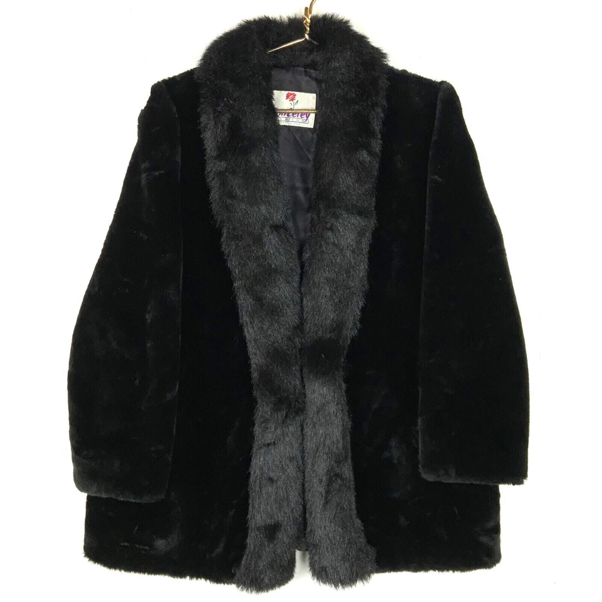 Vintage Monterey Women39s Faux Fur Jacket Size 10 Made Usa Hook Eye 80s 90s Graphic Tee – Easygoing Wear · High-Quality Print