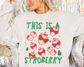 Unhinged Strawberry Sweatshirt This is a Stroberry Funny Saying Shirt for Gardener Vegetarian Who Loves Strawberries Silly and Cute Gift Sweatshirt – Feel-Good Design · Great Gift For Fans