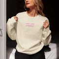 Cute Feminist Sweatshirt with Minimalist Pink Aesthetic I Only Date Feminists Equal Rights Shirt with Funny Saying Silly Birthday Gift Sweatshirt – Aesthetic Look · High-Quality Print