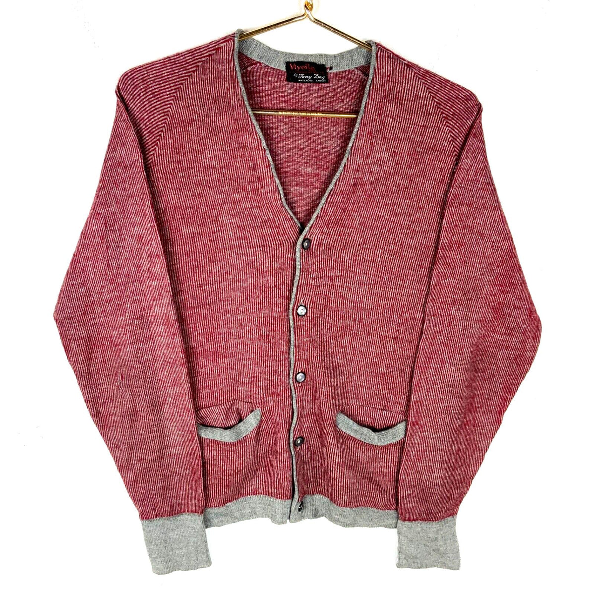 Vintage Grandpa Knit Sweater XS Red Cardigan Made In Canada 80s Graphic Tee – Cozy Vibes · Great Gift For Fans