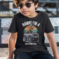 Dinosaur Birthday Shirt for Kids Big Truck Lover 4th Birthday Rawr I39m 4 TRex Shirt Dinosaur Lover Birthday Gift Graphic Tee – Cozy Vibes · High-Quality Print
