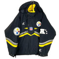 Vintage Pittsburgh Steelers Logo Athletic Puffer Jacket XL Hooded Full Zip 90s Graphic Tee – Warm & Stylish · Must-Have Style