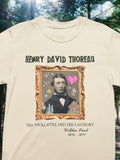 Henry David Thoreau American History Major Gift Tee Shirt for Bookworm Who Loves 19th Century Philosophy Walden Pond Literature Teacher Graphic Tee – Easygoing Wear · Must-Have Style