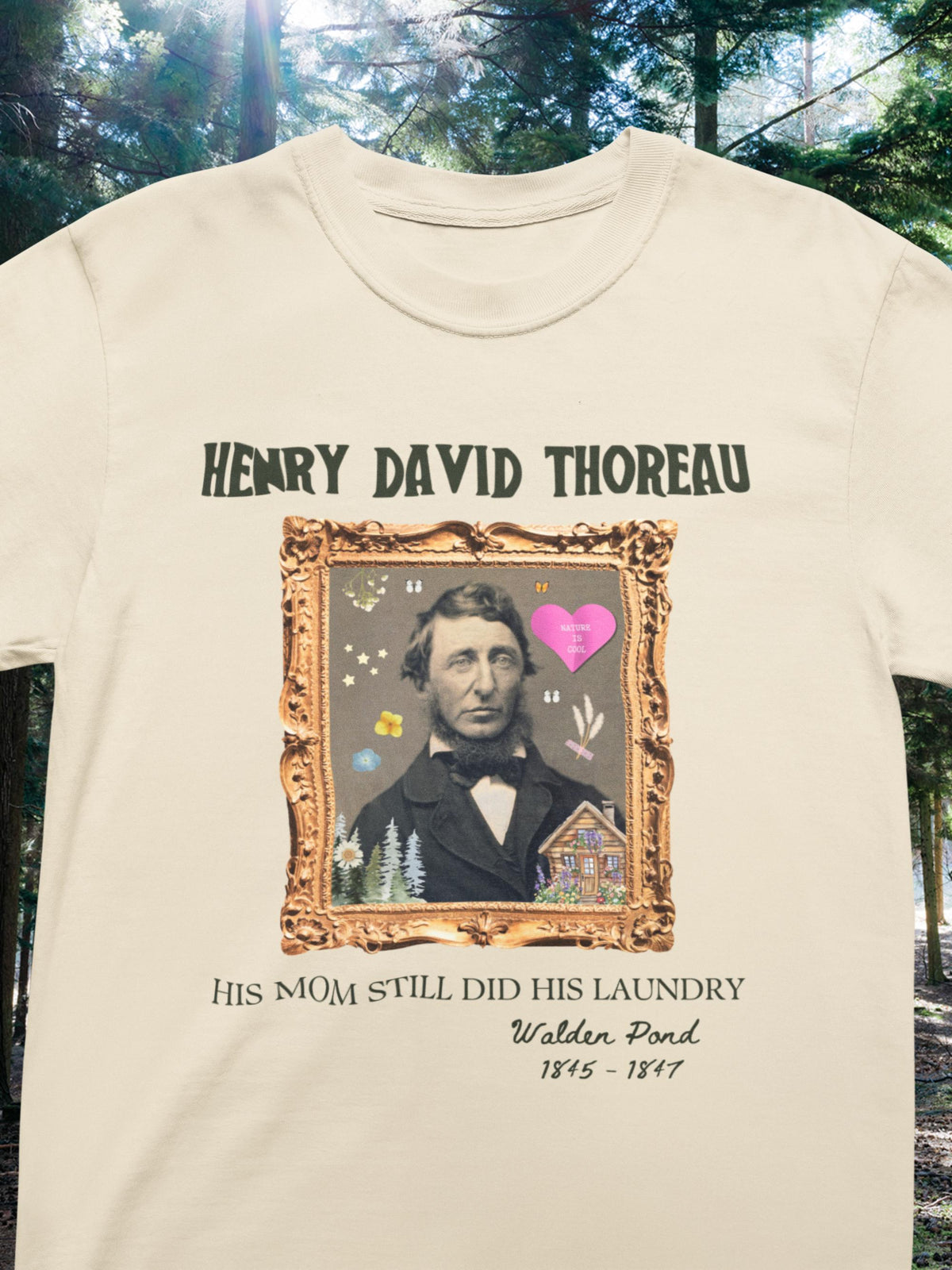 Henry David Thoreau American History Major Gift Tee Shirt for Bookworm Who Loves 19th Century Philosophy Walden Pond Literature Teacher Graphic Tee – Easygoing Wear · Must-Have Style