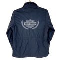 Harley Davidson Women39s Windbreaker Jacket Medium Black Snap Button Graphic Tee – Easygoing Wear · Must-Have Style