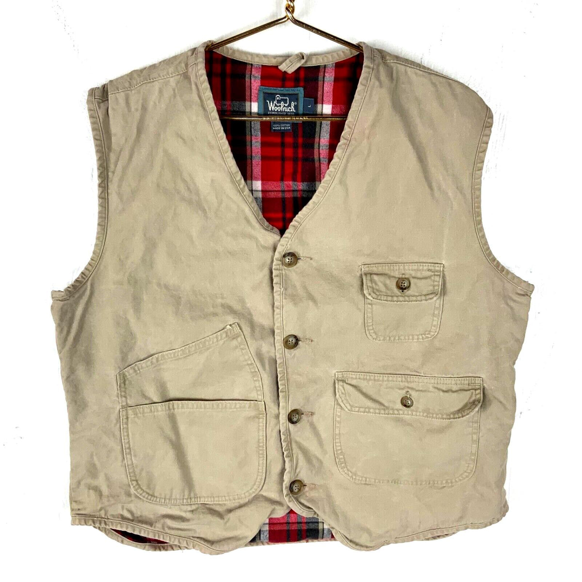 Vintage Woolrich Vest Large Beige Flannel Lined Made In Usa 90s Graphic Tee – Premium Graphic · Perfect For Daily Wear