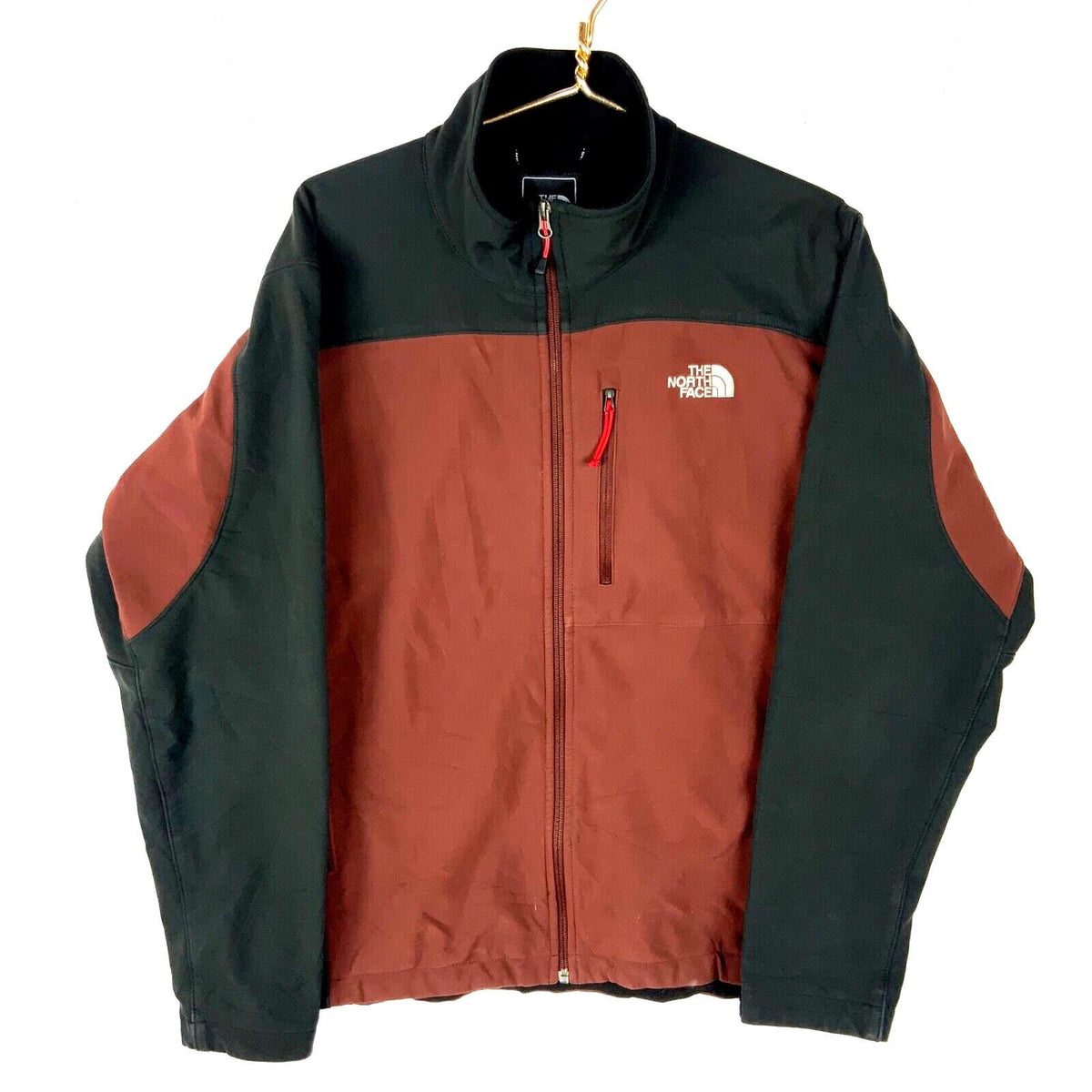 The North Face Apex Bionic Windbreaker Jacket Large Brown Full Zip Graphic Tee – Premium Graphic · Must-Have Style