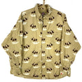 Vintage Barn Fly Western Shirt Medium Beige Button Up Made In Usa Moose Graphic Tee – Easygoing Wear · High-Quality Print