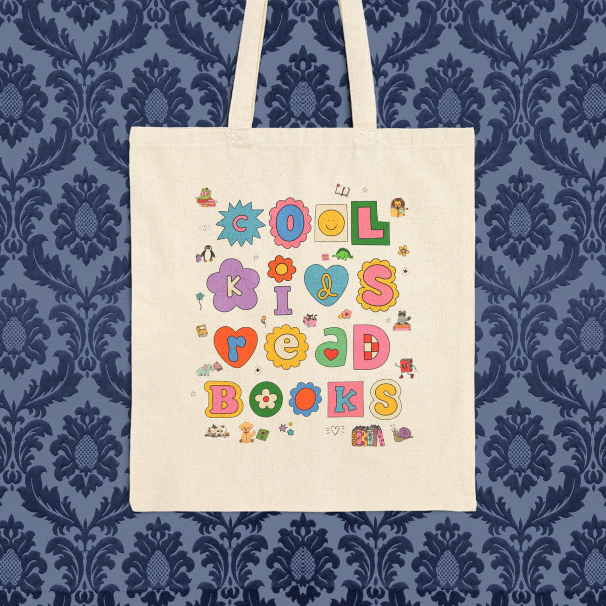Cute Book Reading Teacher Tote Bag for School Librarian or Elementary School Teacher Adorable Y2K Aesthetic Tote for Book Lover or Bookworm Tote Bag – Premium Graphic · High-Quality Print