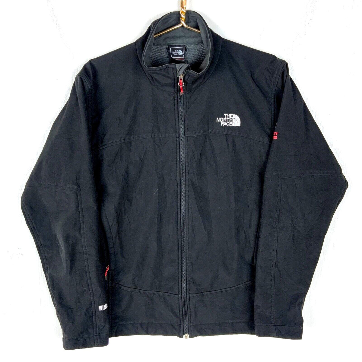 The North Face Summit Series Windbreaker Jacket Medium Black Full Zip Graphic Tee – Bold Style · High-Quality Print