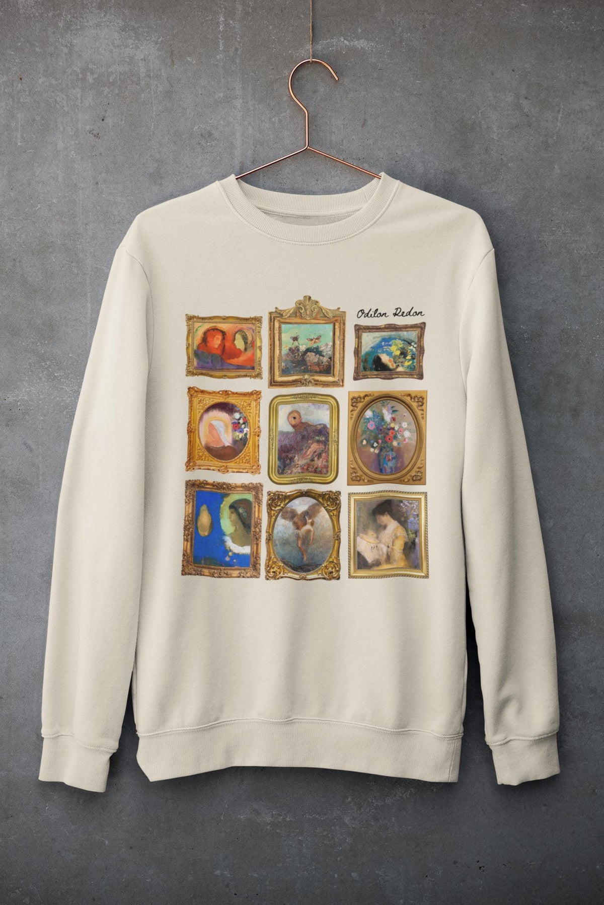 Odilon Redon Art History Sweatshirt French Art History 19th Century PostImpressionism and Symbolism Art Movement Humanities Major Gift Sweatshirt – Everyday Comfort · Great Gift For Fans