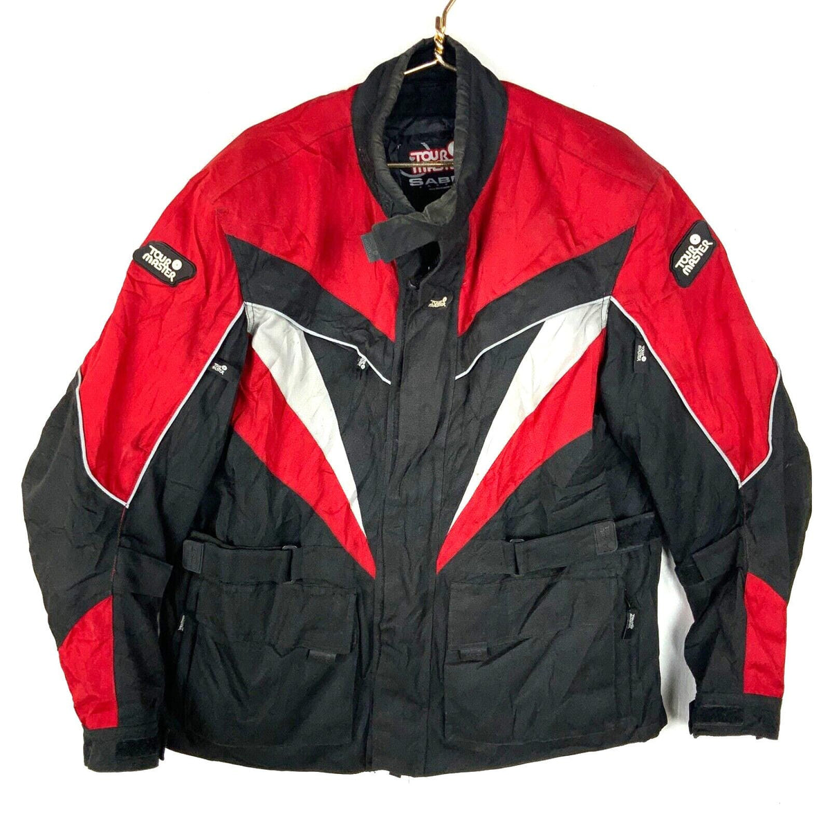 Tour Master Saber Motorcycle Armored Jacket XL Red Full Zip Insulated Graphic Tee – Bold Style · Top Pick For Any Outfit