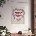 Reading Teacher or School Librarian Poster with Heart Hope You39re Ready to Talk About Books Silly Bookish Literature Print for Bookworm Graphic Tee – Fan Favorite · Perfect For Daily Wear