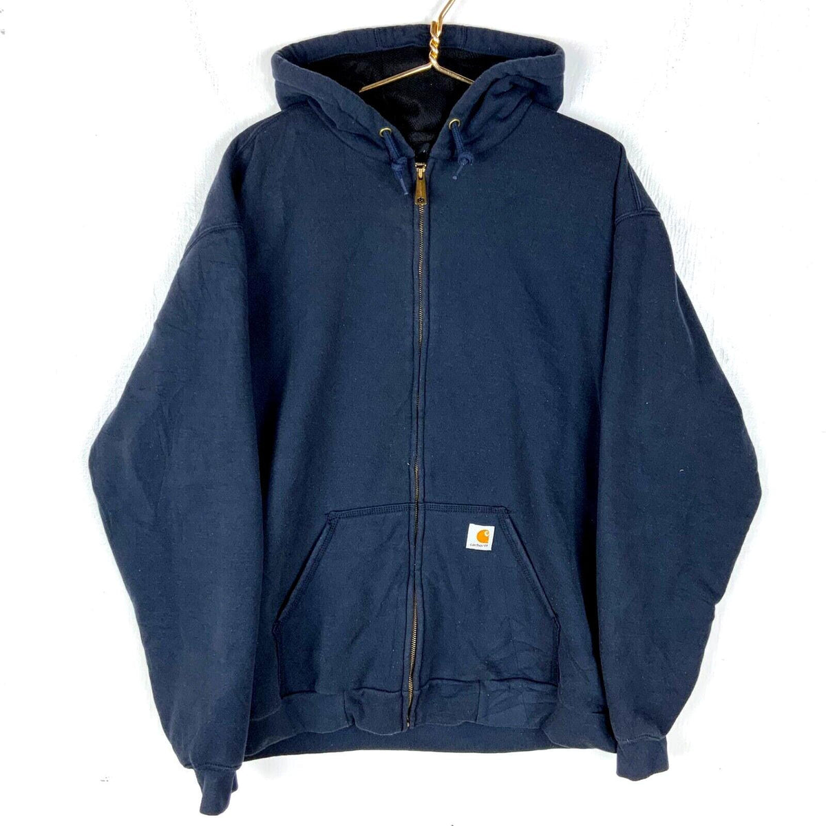 Carhartt Active Lined Sweatshirt Hoodie Jacket XL Tall Blue Full Zip Workwear Hoodie – Fan Favorite · High-Quality Print