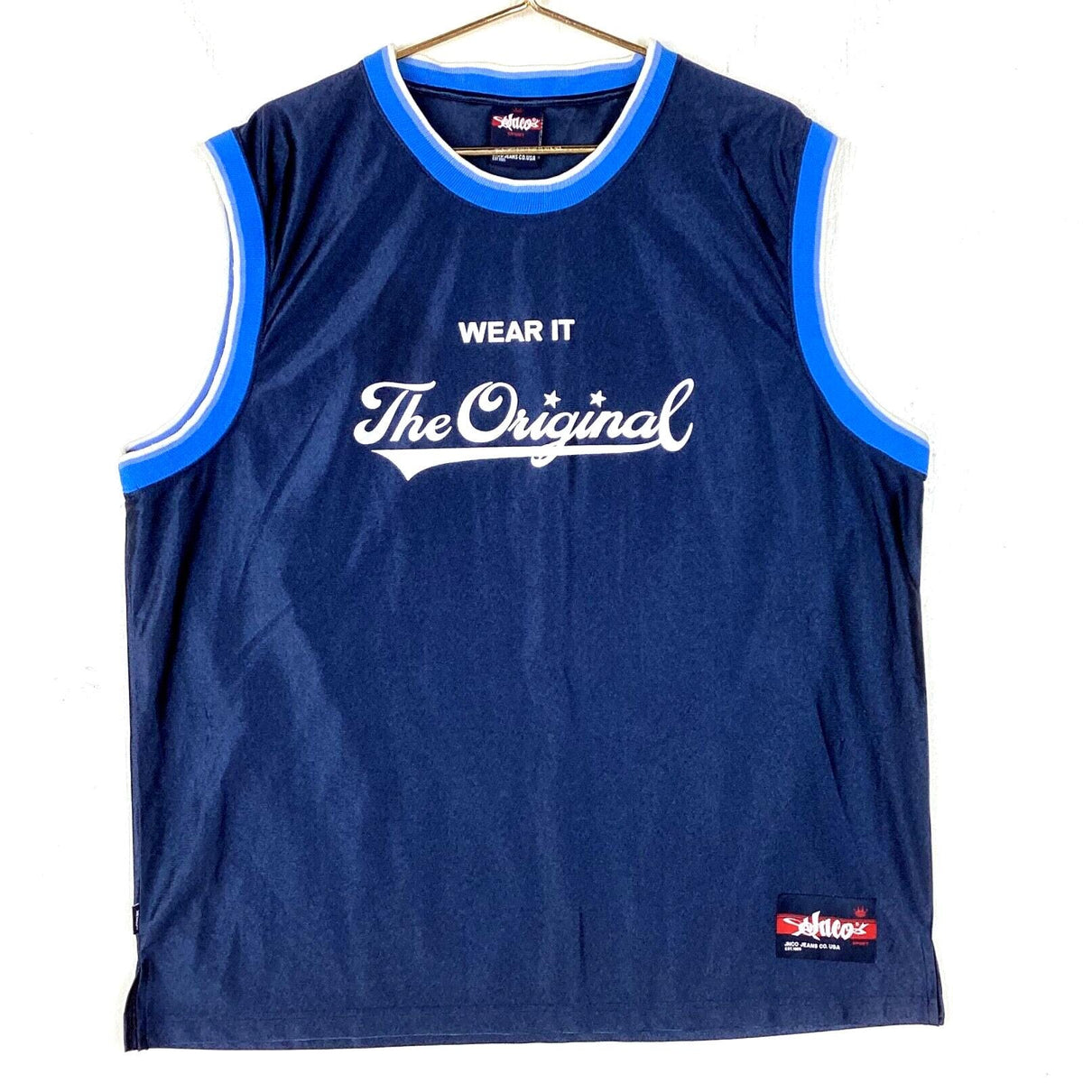Vintage Y2K Jnco Jeand Basketball Jersey XL Blue Pullover The Original 85 Jersey – Premium Graphic · Must-Have Style