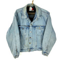 Vintage Wrangler Hero Denim Jean Jacket Medium Blue Light Wash Lined Graphic Tee – Bold Style · Perfect For Daily Wear