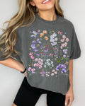 Sweet Pea Flower TShirt for Mom Who Loves Flowers April Birth Month Gift for Mother39s Day Cute Birthday Present for Daughter who Gardens Graphic Tee – Aesthetic Look · Perfect For Daily Wear