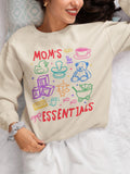 Cute Mama Doodle Shirt Mom39s Essentials Colorful 90s Aesthetic Mother39s Day Sweatshirt with Flowers New Mama Present for Sister or Friend Sweatshirt – Premium Graphic · Top Pick For Any Outfit