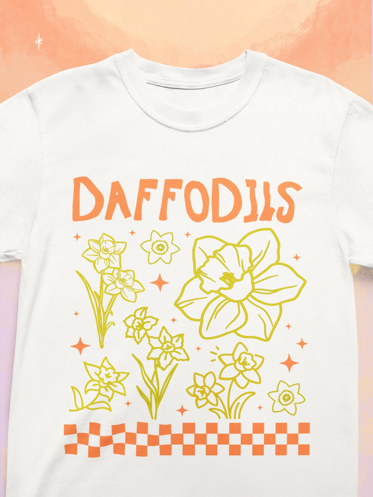 Daffodil Flower TShirt for Mom Who Loves Flowers March Birth Month Gift for Mother39s Day Cute Birthday Present for Daughter who Gardens Graphic Tee – Premium Graphic · Great Gift For Fans