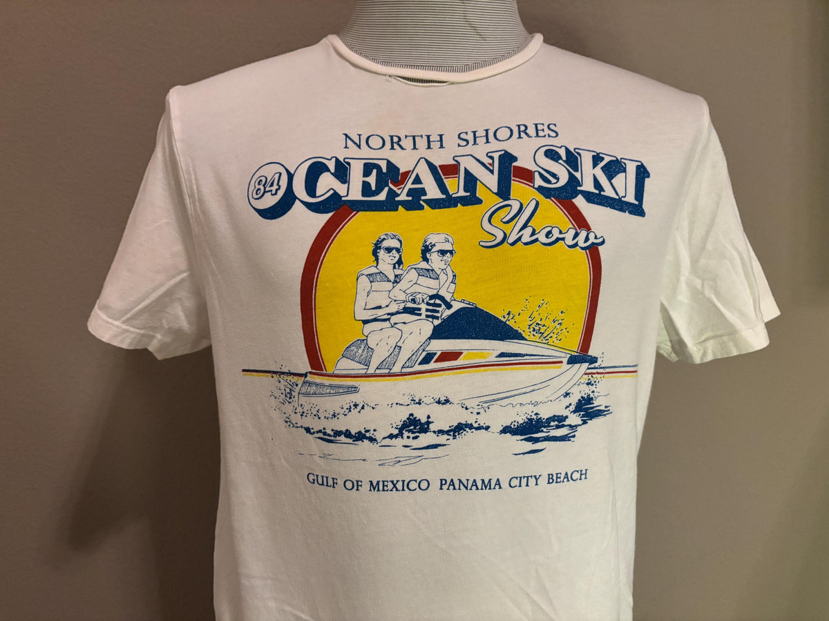 Vintage 2000s Gulf Of Mexico Panama City Beach Ocean Ski Show Tshirt M Graphic Tee – Cozy Vibes · Great Gift For Fans
