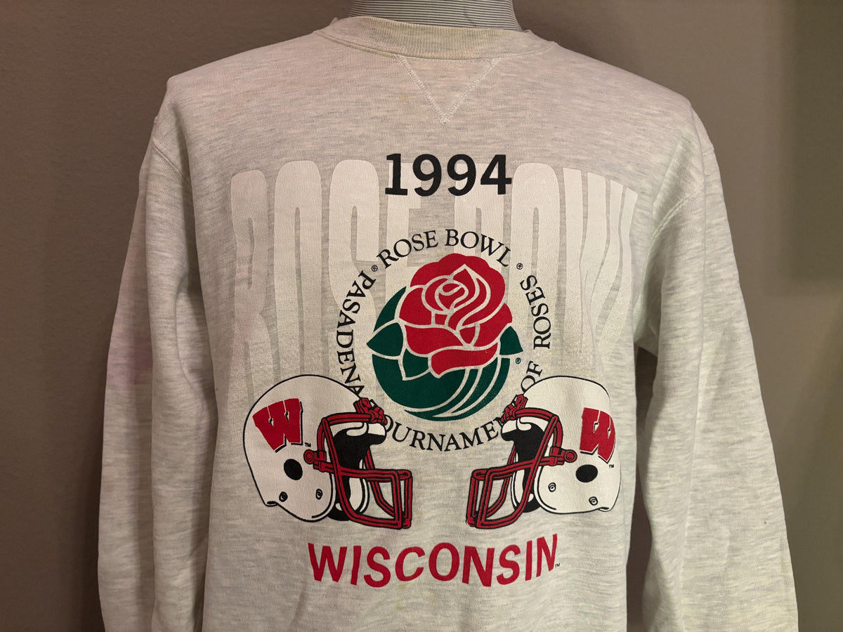 Vintage 90s Wisconsin Badgers Rose Bowl Football 1994 Crewneck Sweatshirt L Sweatshirt – Everyday Comfort · Perfect For Daily Wear