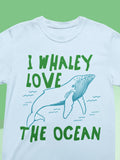 Funny Whale Tee Shirt Marine Biologist Sister Who Loves the Ocean I Whaley Love the Ocean Cute 90s Aesthetic Matching Tee for Beach Trip Graphic Tee – Feel-Good Design · Great Gift For Fans