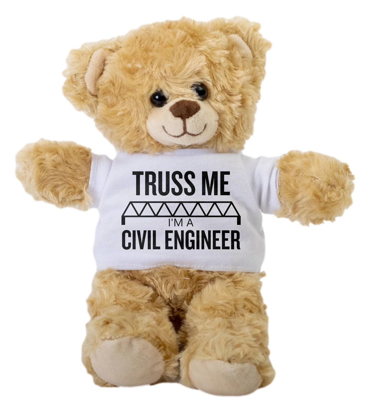 Civil Engineer Gift Funny Engineering Teddy Bear Structural Engineer Humor Truss Me Im a Civil Engineer Graphic Tee – Aesthetic Look · High-Quality Print