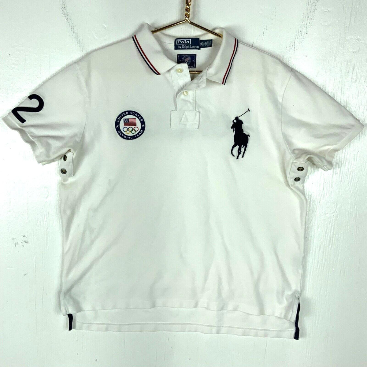 Polo Ralph Lauren Polo Shirt XL Henley Short Sleeve US Olympic Team 2012 Graphic Tee – Bold Style · Great Gift For Fans