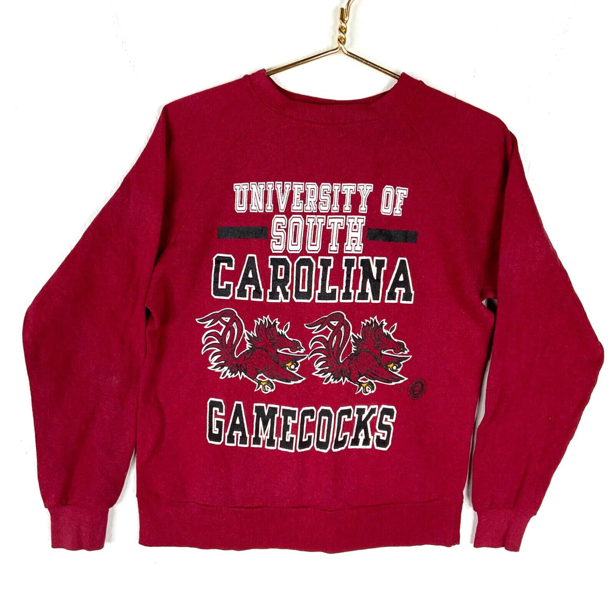 Vintage South Carolina Gamecocks Sweatshirt Size Small Red Ncaa 1980s Sweatshirt – Easygoing Wear · High-Quality Print
