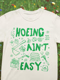 Hoeing Ain39t Easy Funny Gardening Tee Shirt for Mom Who Loves Gardening Cute Garden Lover TShirt with Stars Boho Y2K 90s Doodle Flowers Graphic Tee – Warm & Stylish · High-Quality Print