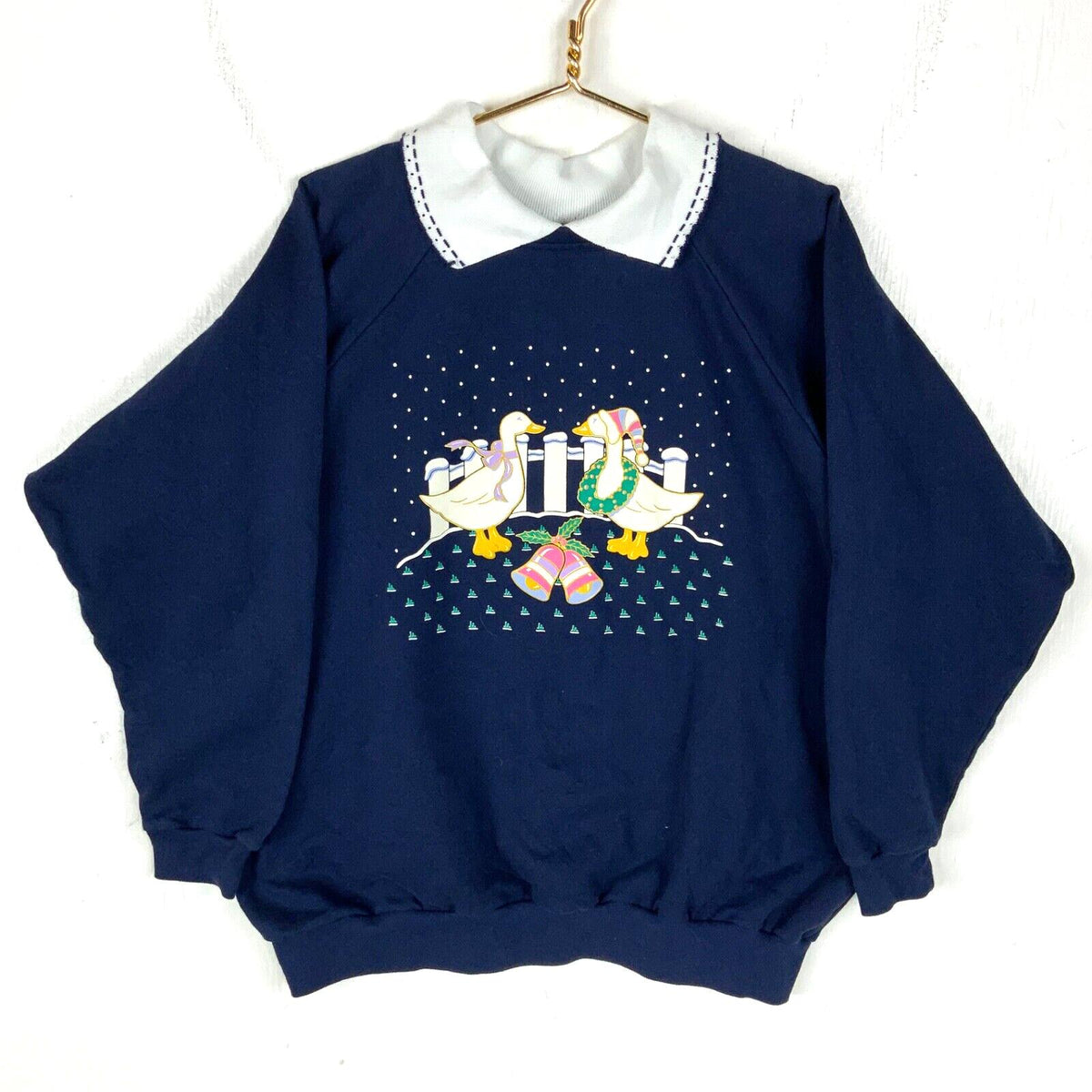 Vintage Wildlife Women39s Sweatshirt Collared 3XL Blue Made Usa Ducks 90s Sweatshirt – Everyday Comfort · Trending Graphic Apparel