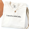 Silly Mini Pig Tee Shirt for Daughter Who Wants a Mini Pig Funny Saying Animal Lover Shirt for Farmer Gift for Friend Who Loves Mini Pigs Graphic Tee – Warm & Stylish · Top Pick For Any Outfit